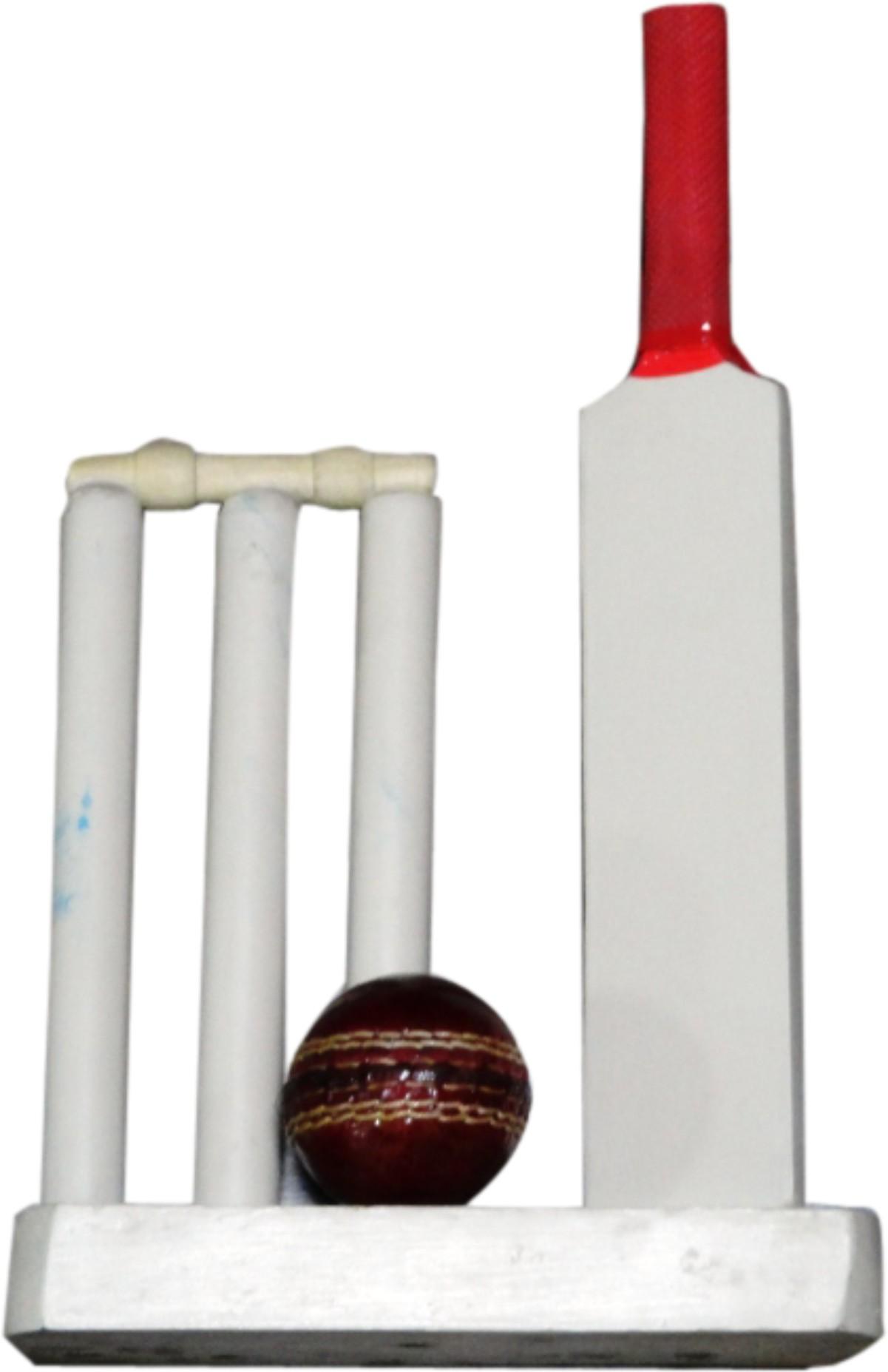 Miniature Bat, Ball And Stump set