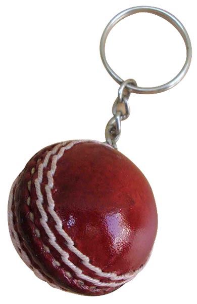 Leather Ball Key Ring